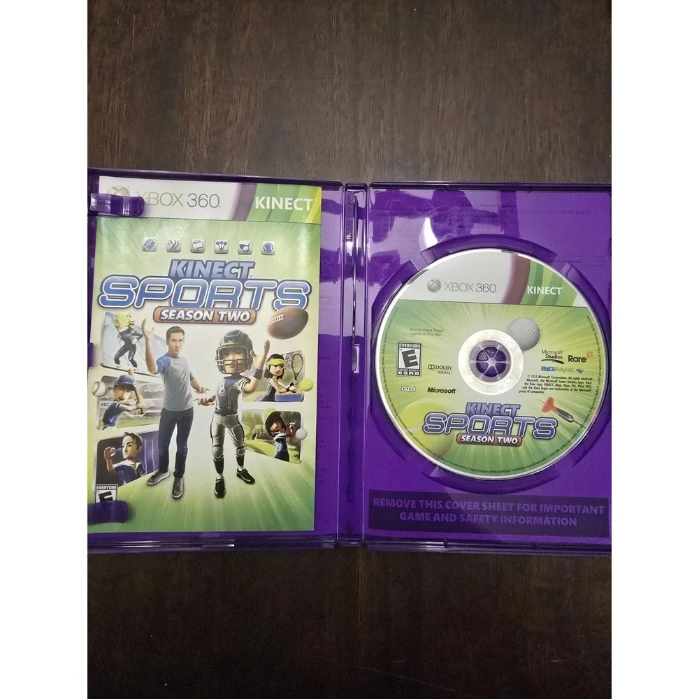 Kinect Sports: Season Two for Microsoft Xbox 360 ~ Game w/Manual & Case‎